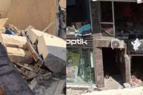 Hatay'da 2 katlı binada patlama