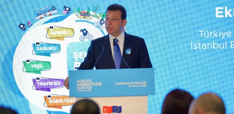 İmamoğlu 'TBB Başkanı' sıfatıyla ilk etkinliğini yaptı