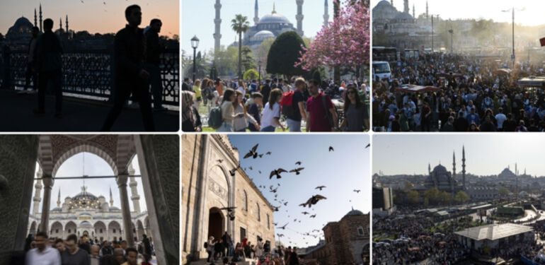 İstanbul yılın ilk 4 ayında 5,2 milyon yabancı turist ağırladı
