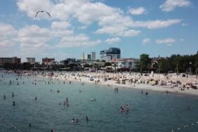 İstanbul'da plajlarda bayram yoğunluğu
