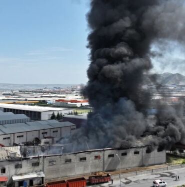 Kayseri'de ambalaj fabrikasıNDA YANGIN