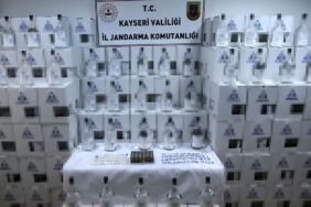 Kayseri’de bin 752 litre etil alkol ele geçirildi