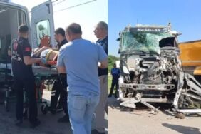 Kocaeli'nde feci kaza İşçi servisi ile TIR kafa kafaya çarpıştı
