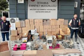 Maltepe'de kaçak sigara operasyonu