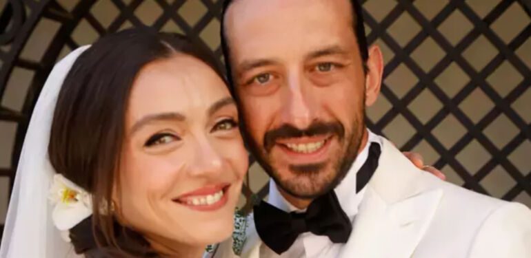 Merve Dizdar ve eşi Cihan Ayger balayına çıktı