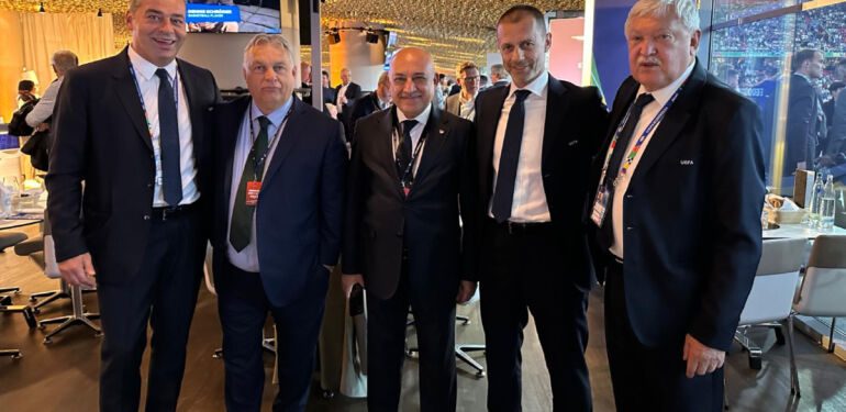 TFF Başkanı Büyükekşi, EURO 2024 açılışı öncesi FIFA ve UEFA Başkanları ile buluştu