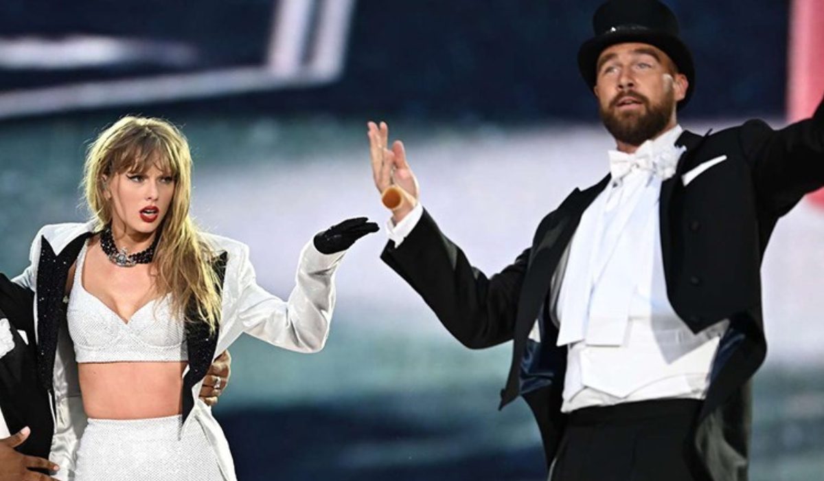 Taylor Swift ve sevgilisi Travis Kelce'den sahne şovu!