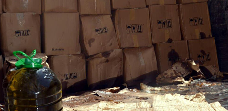 Tekirdağ’da 11 bin 327 litre sahte zeytinyağı ele geçirildi