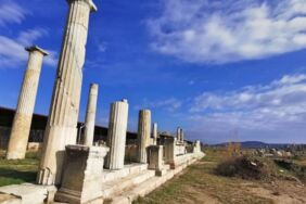 Yabancı arkeologlar Aydın'daki Magnesia Antik Kenti'ni ziyaret etti (2)