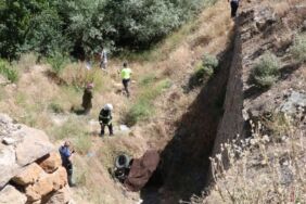 Yozgat'ta ATV sürücüsü istinat duvarından düştü