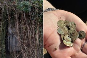 Yürüyüşe çıkan kadın 900 yıllık hazine buldu
