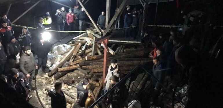 Zonguldak'ta maden ocağında göçük 2 işçi mahsur