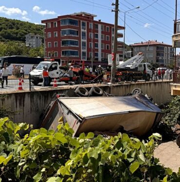 samsunda trafik kazsı