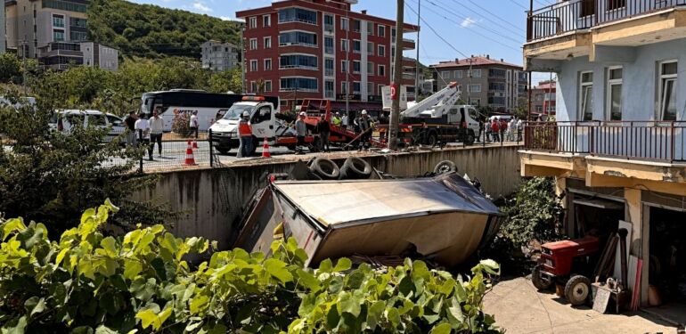 samsunda trafik kazsı