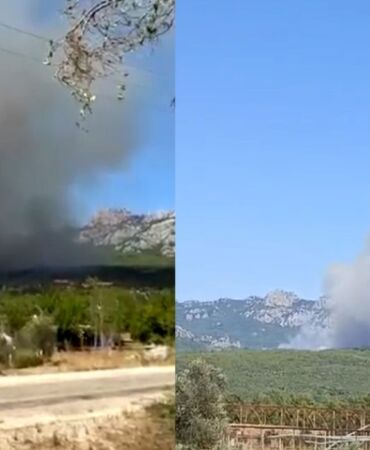 Antalya'da orman yangını!