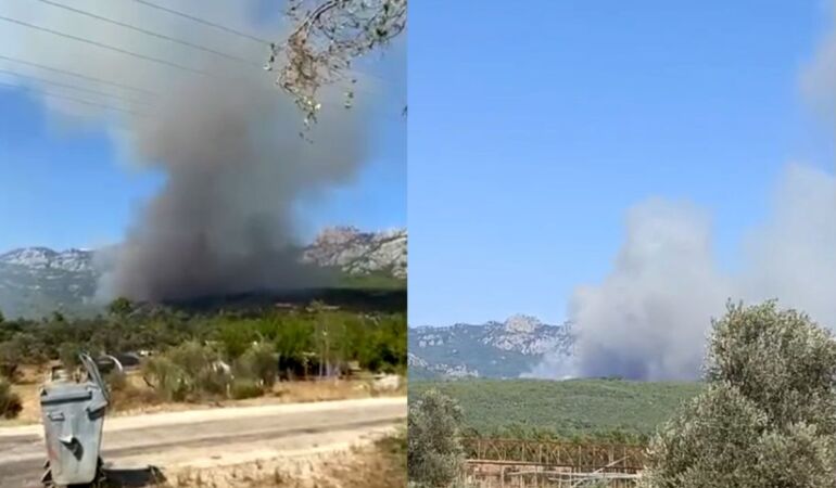 Antalya’da orman yangını!