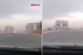 Antalya'da şiddetli fırtına etkili oldu