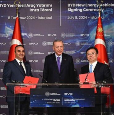 BYD ile yatırım anlaşması imzalandı!