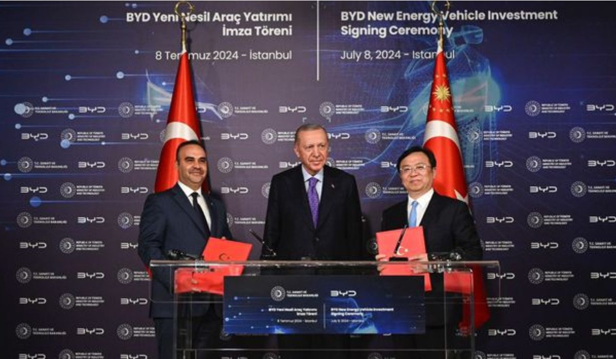 BYD ile yatırım anlaşması imzalandı!