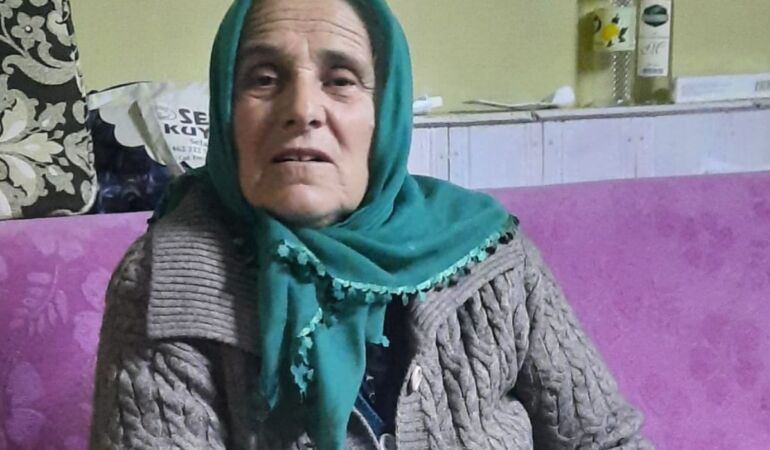 Bahçede çalışırken yorgun mermiyle yaralandı