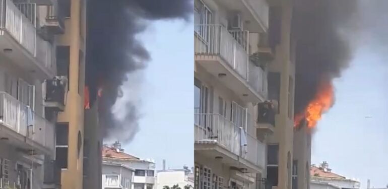 Beyoğlu’nda korkutan yangın!