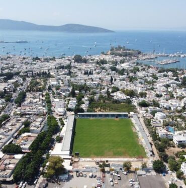 Bodrum İlçe Stadı'nda yeni sezon hazırlıkları sürüyor