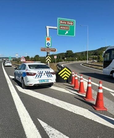 Bolu Dağı yolunun İstanbul istikameti trafiğe kapatıldı!