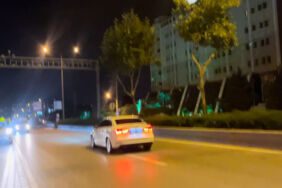 Bursa'da bir kişi aracını polisin üstüne sürdü