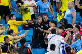 Copa America 2024 yarı final maçında ortalık karıştı yumruklar havada uçuştu!