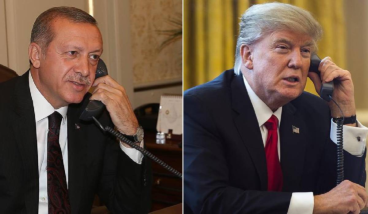 Cumhurbaşkanı Erdoğan ve Trump ile telefon görüşmesi gerçekleştirdi