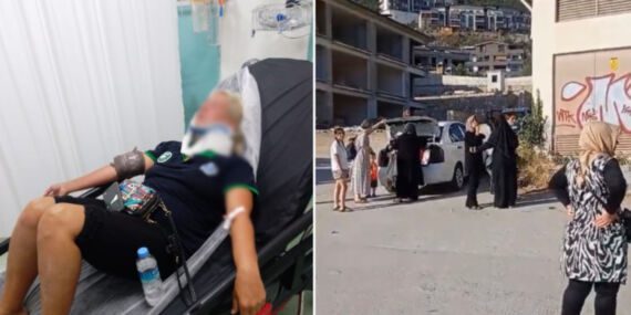 ‘Denizden çıkın’ uyarısı yaptı, 8 kadın tarafından darbedildi!