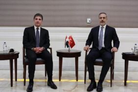 Dışişleri Bakanı Fidan, IKBY Başkanı Barzani ile görüştü