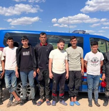 Edirne’de 8 kaçak göçmen yakalandı