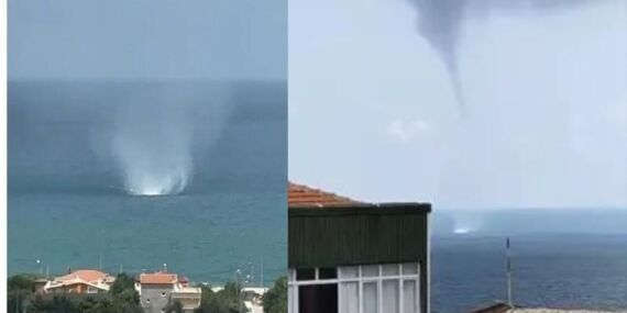 İstanbul’da hortum çıktı!