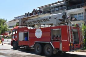 Kayıt dışı kiralanan günübirlik dairede yangın!