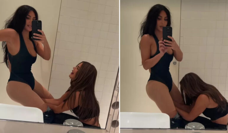 Kim Kardashian paylaştı Khloe Kardashian kız kardeşine böyle yardım etti