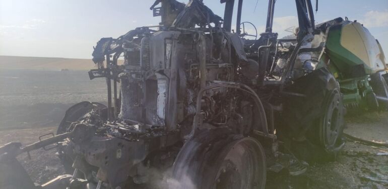 Kırklareli’nde çıkan anız yangınlarında 80 dekar alan zarar gördü