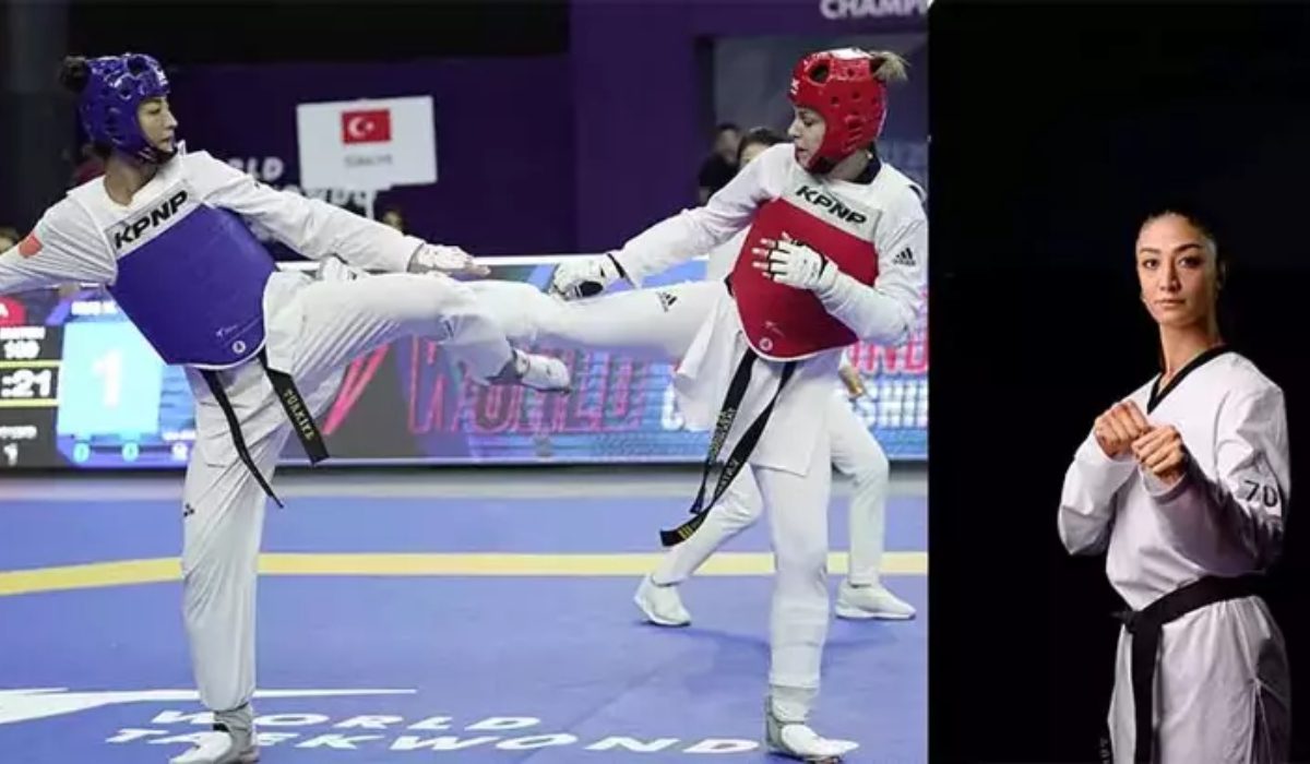 Milli taekwondocu Nafia Kuş Aydın Tek eksik olan olimpiyat altın madalyasını Paris’te almak istiyorum