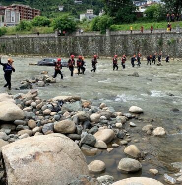 Rize'de 250 kişilik ekiple 'sel ve heyelan' tatbikatı