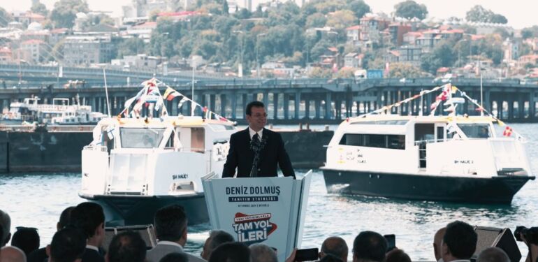 Tarihi Tersane’den İstanbul’a Yeni Hediye Deniz Dolmuş