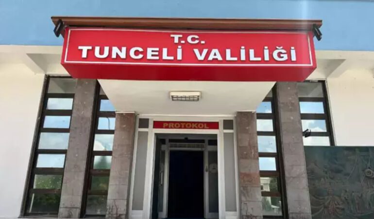 Tunceli Valiliği açıkladı Eylem ve etkinliklere 5 gün kısıtlama geldi!