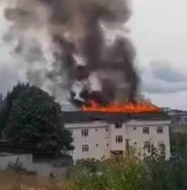 Yurt lojmanında yangın; 1 kişi dumandan etkilendi