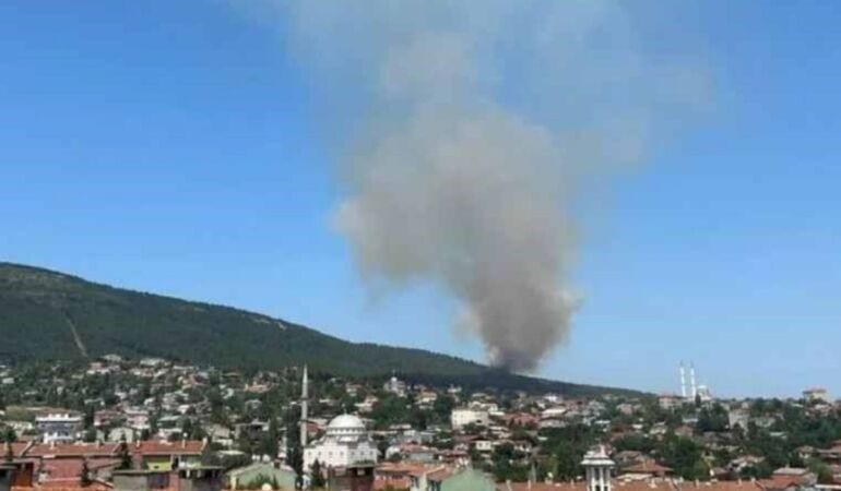Aydos Ormanı’nda yangın!