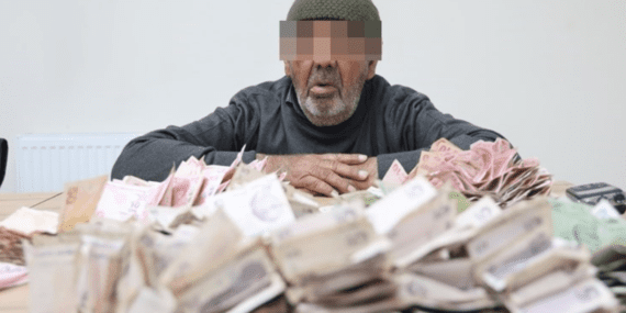 Elazığ’lı dilencinin gizli serveti: dilencinin bir günlük kazancı şaşırttı!