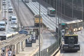 haliç köprüsü bakım çalışması