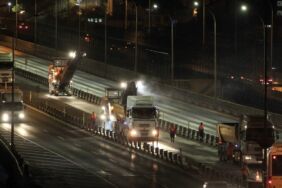 haliç köprüsü bakım çalışması