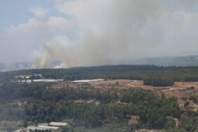ntalya'da çıkan orman yangını kontrol altına alınmaya çalışılıyor