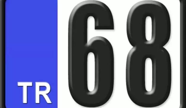 68 nerenin plakası 68 plaka kodu hangi şehre ait