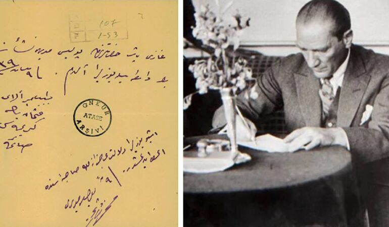 Atatürk’ün süt kardeşi Saime Hanım ile olan mektuplarına ilk kez bir makalede yer verildi.