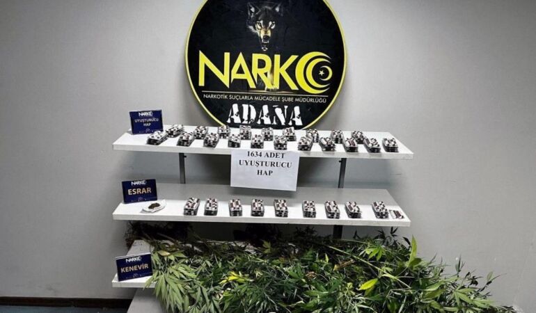 Adana'da uyuşturucu baskını 'Ucuza bulduğum için toplu satın aldım'
